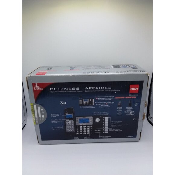 RCA Visys Business Digital Cordless Multi-Handset Phone System TC25212 - Picture 8 of 15